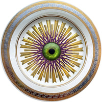 Image 1 of Medusa burst - Fine China Plate - #0741