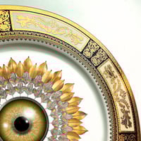 Image 3 of Sunflower - Large Fine China Plate - #0744