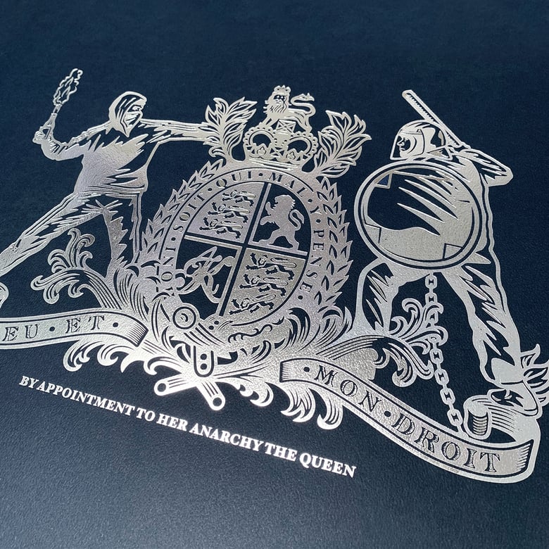 Image of THE NEW ROYAL CREST  •  SILVER/BLUE • 2 prints available