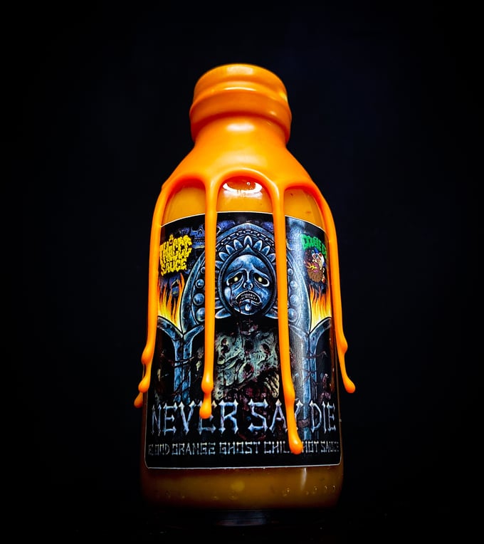 Image of Thiccc X Double D's Blood Orange Ghost Pepper Hot Sauce