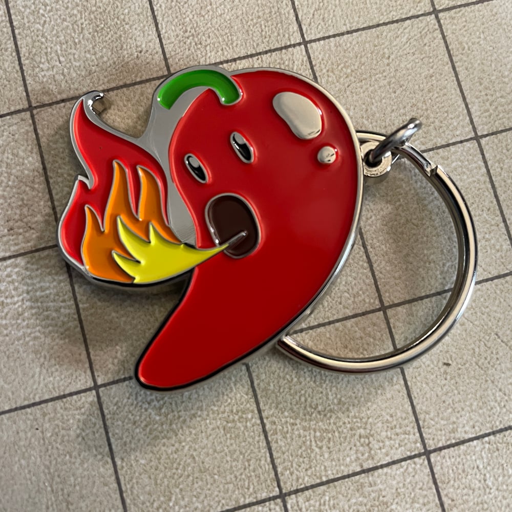 Image of Spicy Pepper Keychain Bottle Teaser