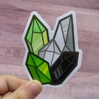 Image 1 of Aromantic & Agender Pride Crystals