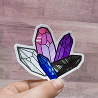 Image 1 of Genderfluid Pride Crystals