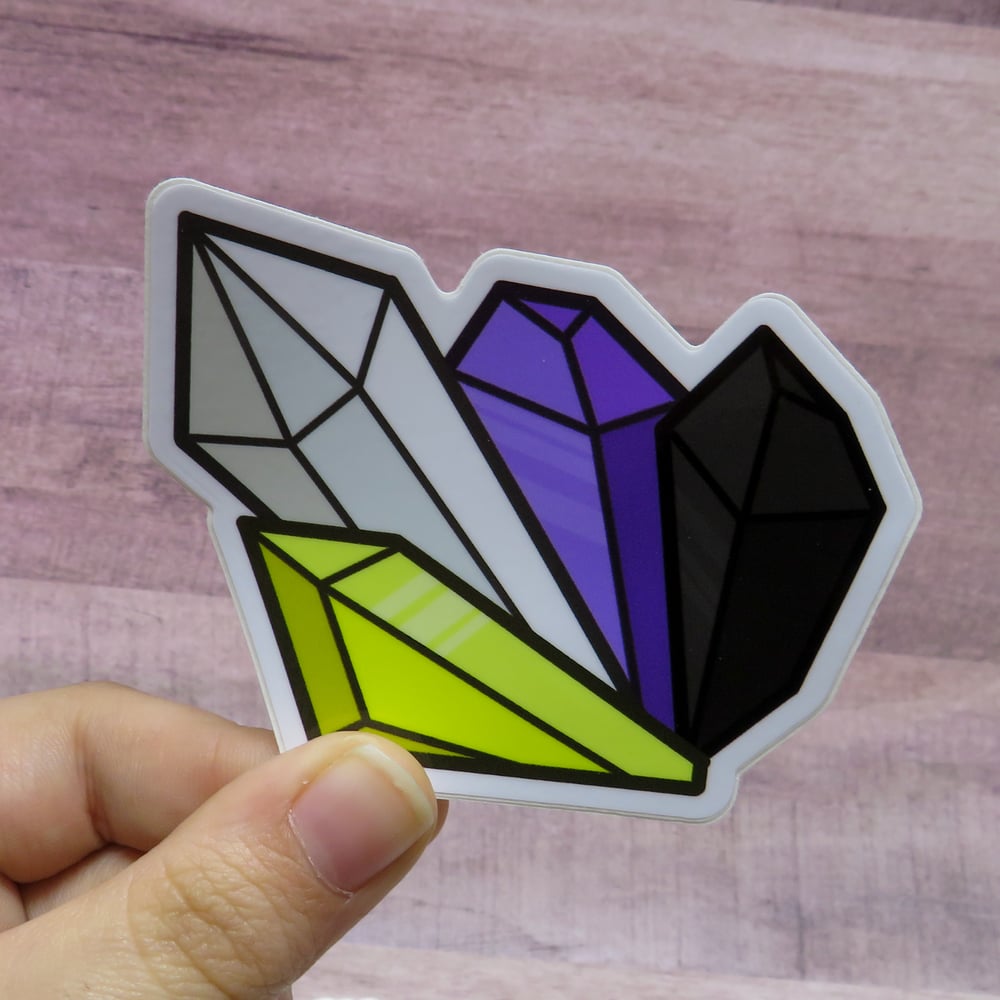 Non-Binary Pride Crystals