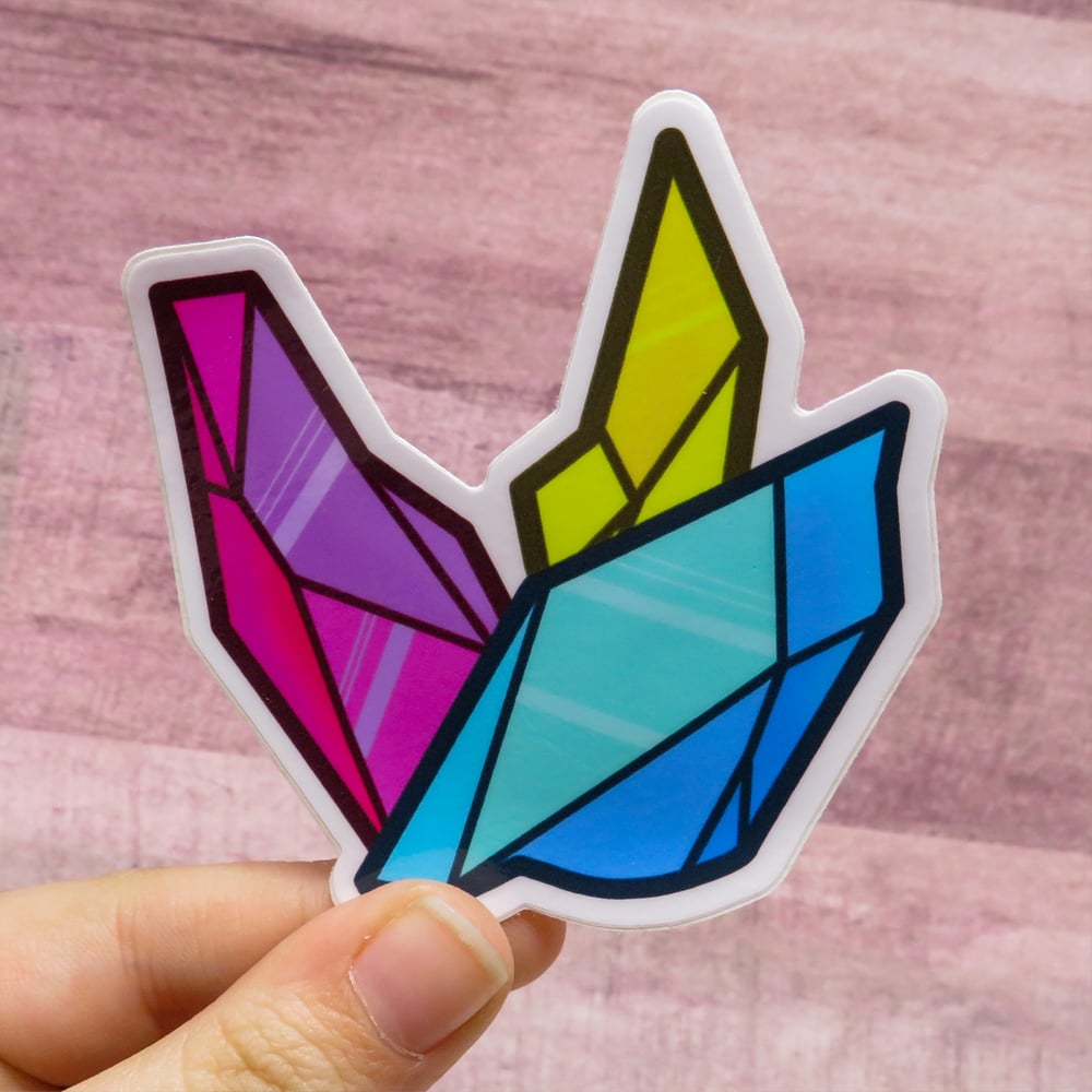 Pansexual Pride Crystals