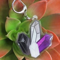 Image 3 of Asexual & Demisexual Pride Crystals