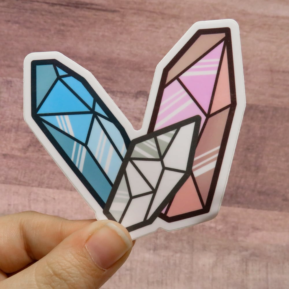 Transgender Pride Crystals