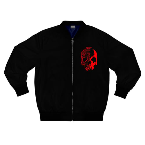 Image of SKULL BOMBER RED/BLACK