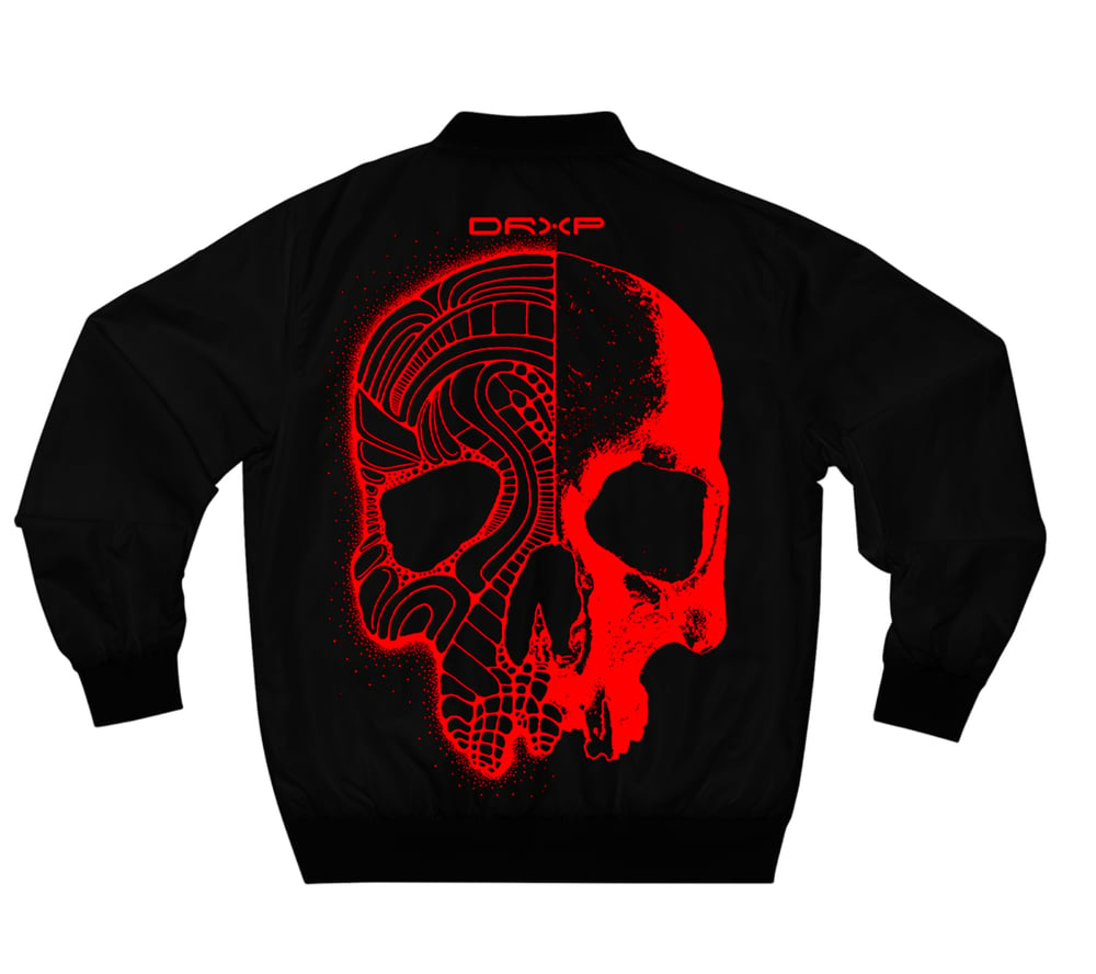 Image of SKULL BOMBER RED/BLACK