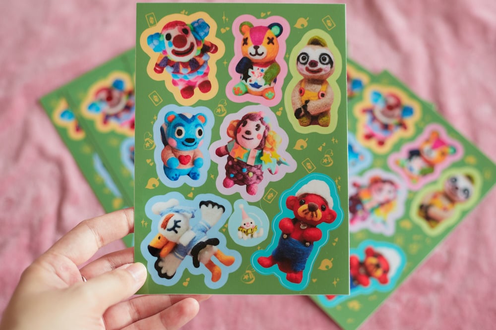 Image of Animal Crossing  Sticker Sheet