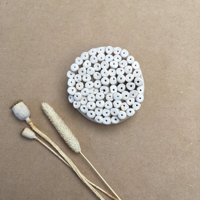 Textures (10) - broche en céramique 