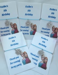 Image 2 of Personalised Frozen Party Favour, Frozen Party Gift,   Frozen bracelet, Frozen Wish Bracelet
