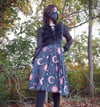 Gold Celestial midi skirt