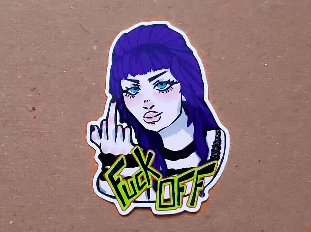 Image of F*CK OFF Vinyl Sticker