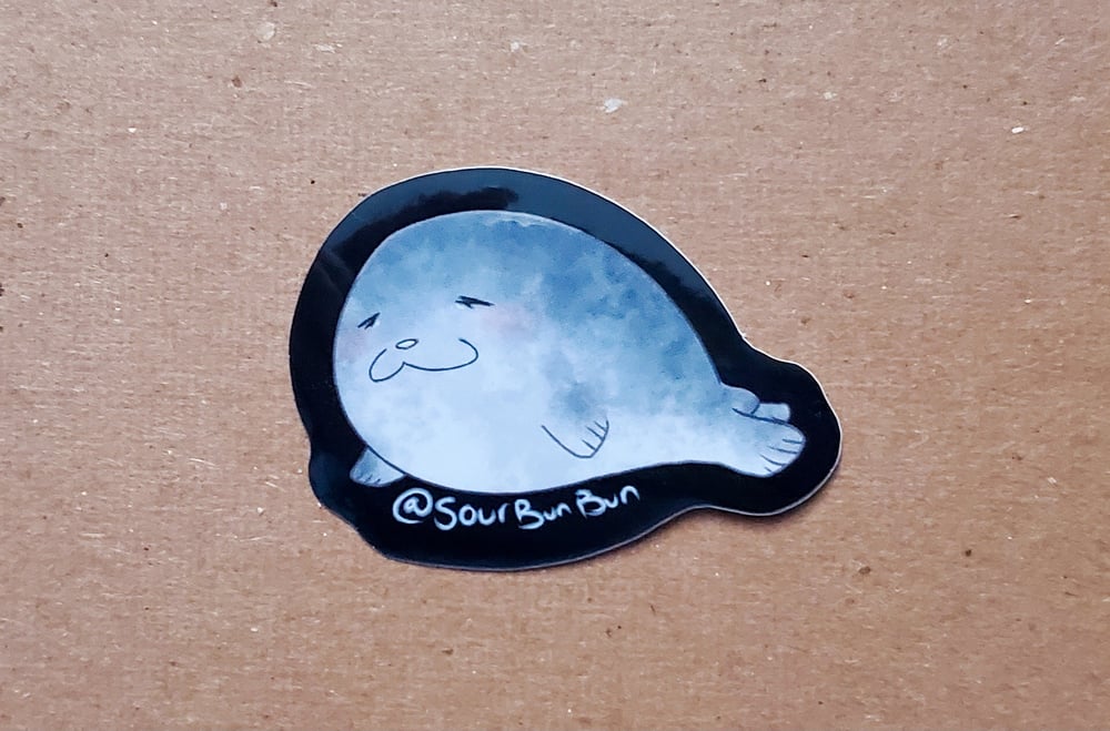 Image of CHUNKY SEAL!!! Vinyl Sticker