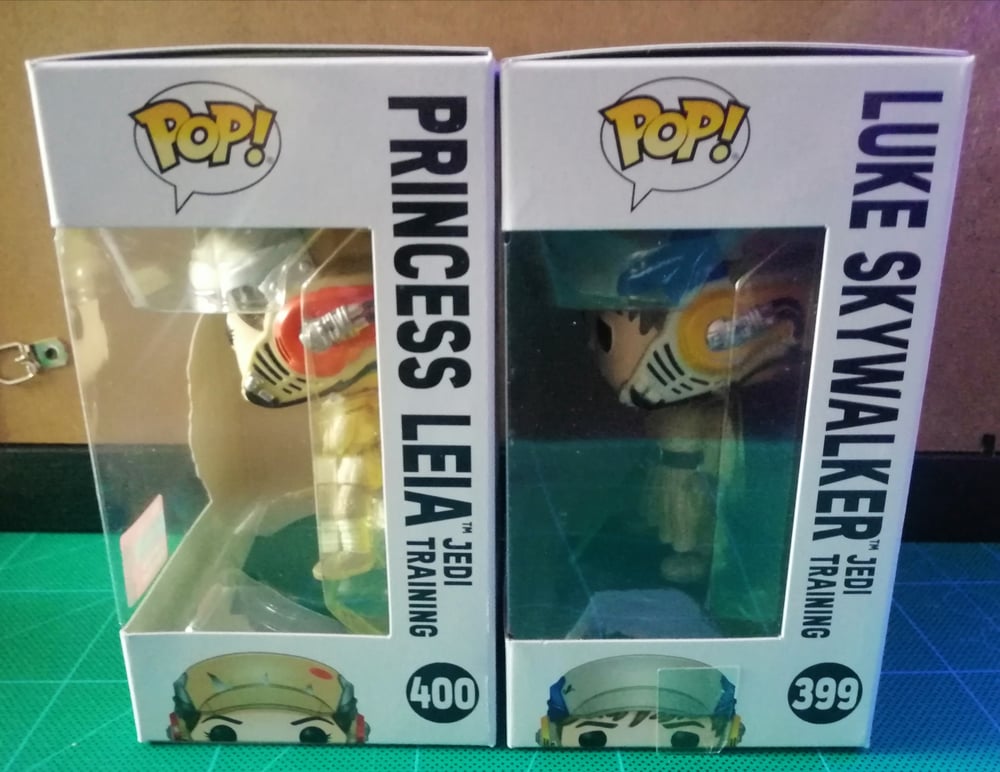Luke & Leia Jedi Training Funko Pops