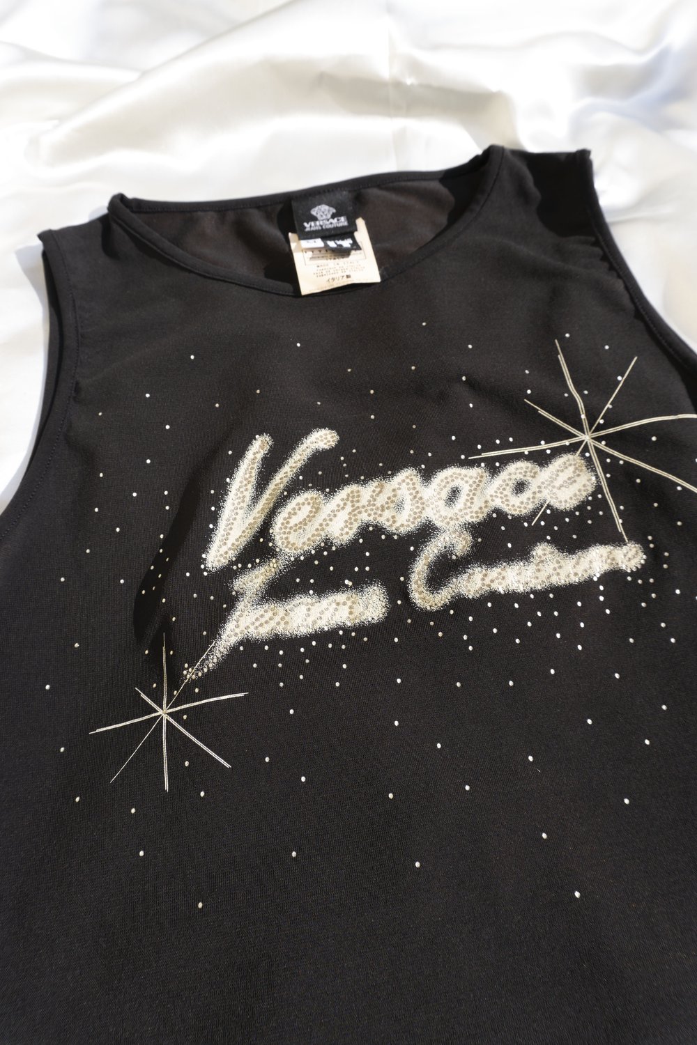 Versace Black Tank Top