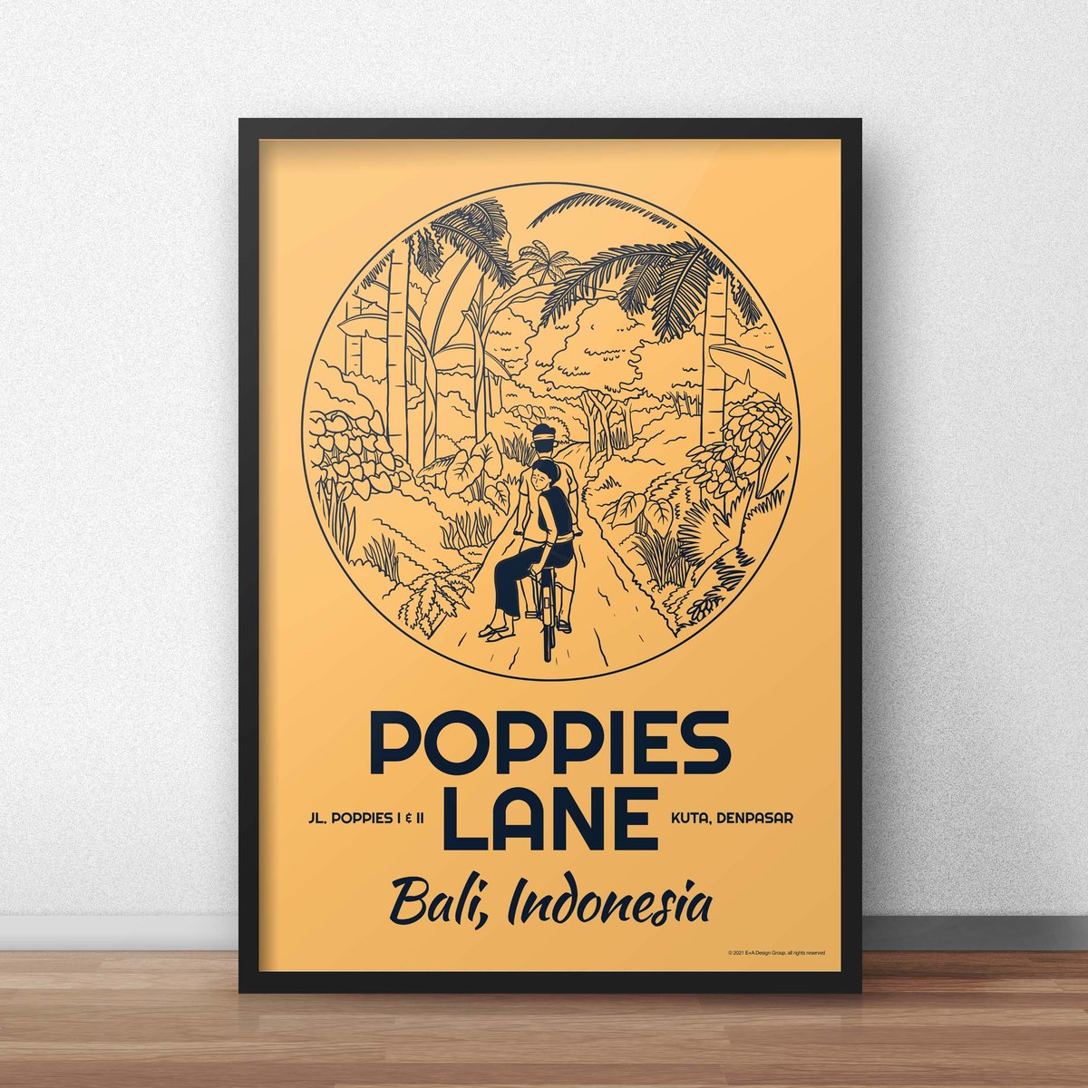 Image of Poppies Lane Bali Poster