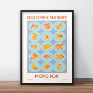 Image of Goldfish Market Mong Kok Poster