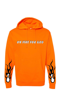 Image 1 of ON FIRE FOR GOD HOODIE
