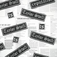 Image 1 of Taylor Swift Old English Patches
