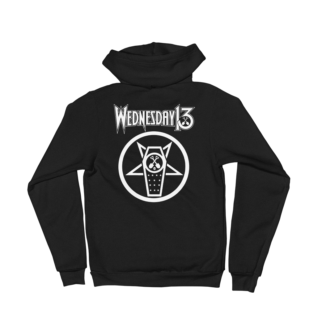 WEDNESDAY13 "CASKET13" ZIP HOODIE