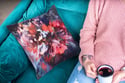 'cosmic bloom' cushion