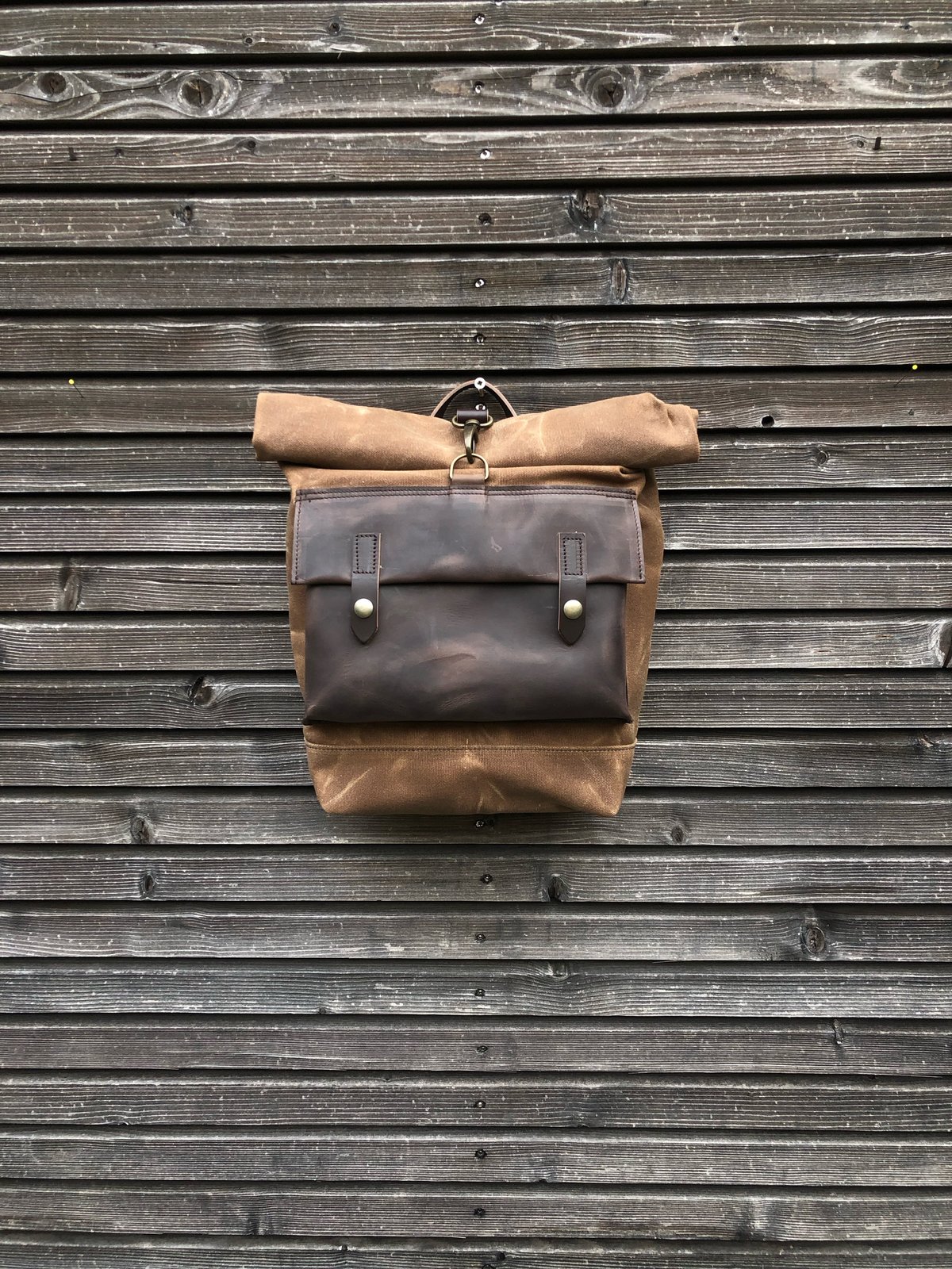 waxed canvas motorcycle bag