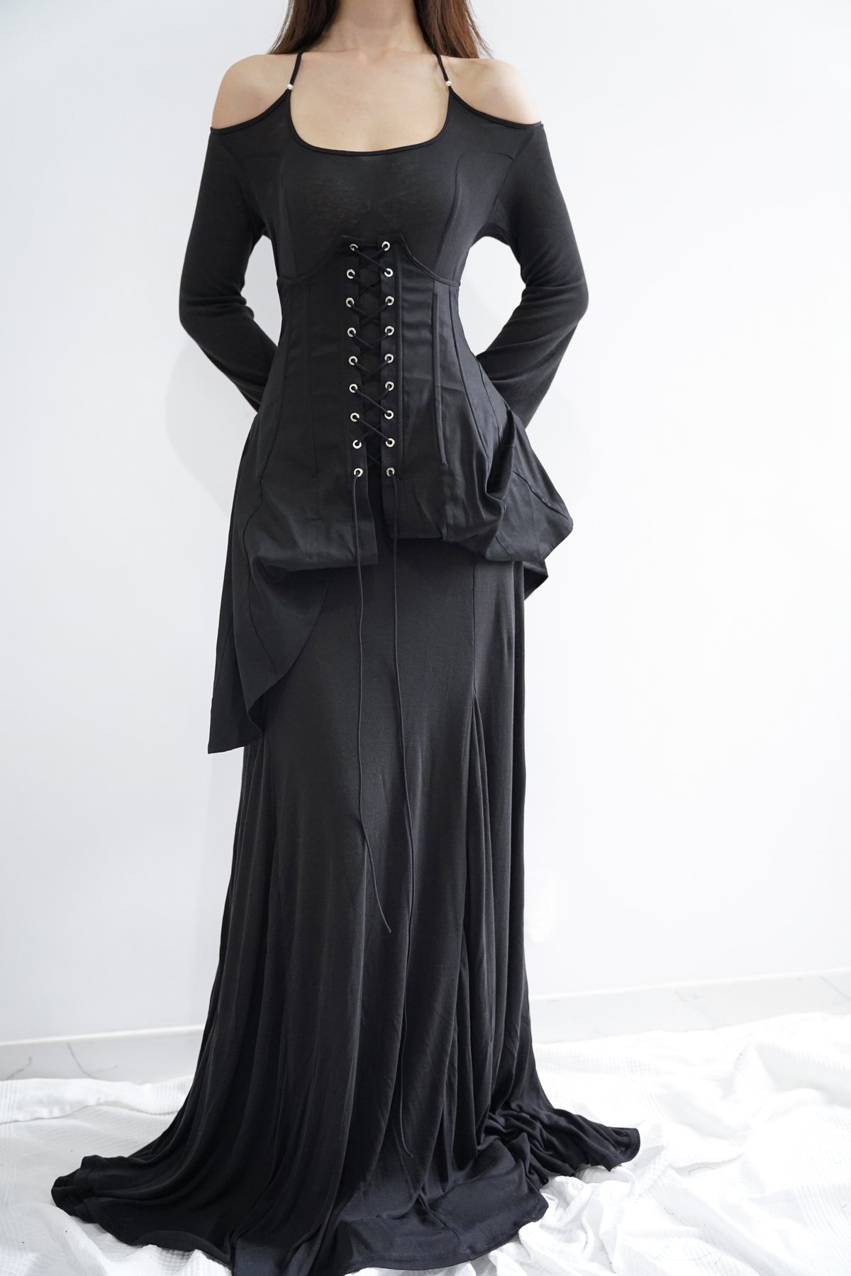 Image of Morticia Corset & Bustier 