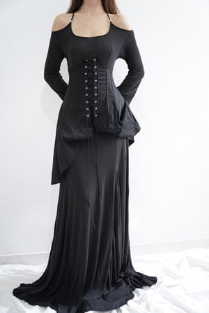 Image of Morticia Corset & Bustier 