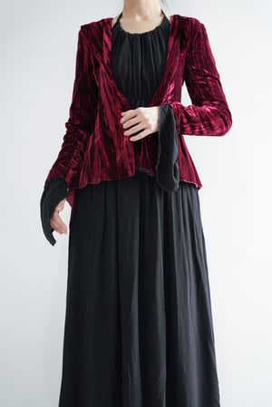Image of Lilian Blazer & Jacket in Ruby Velvet 