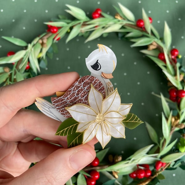 Image of 2nd Day of Christmas {Copper/White}