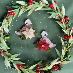 Image of *Seconds* Christmas Brooches