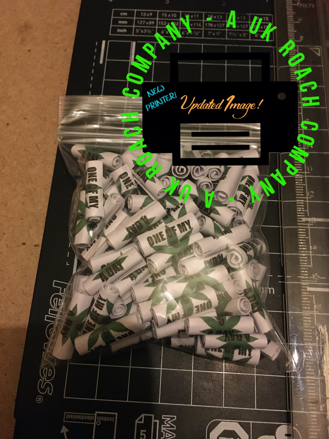 Image of 'One of my 5 a day' 30 or 100 Roaches