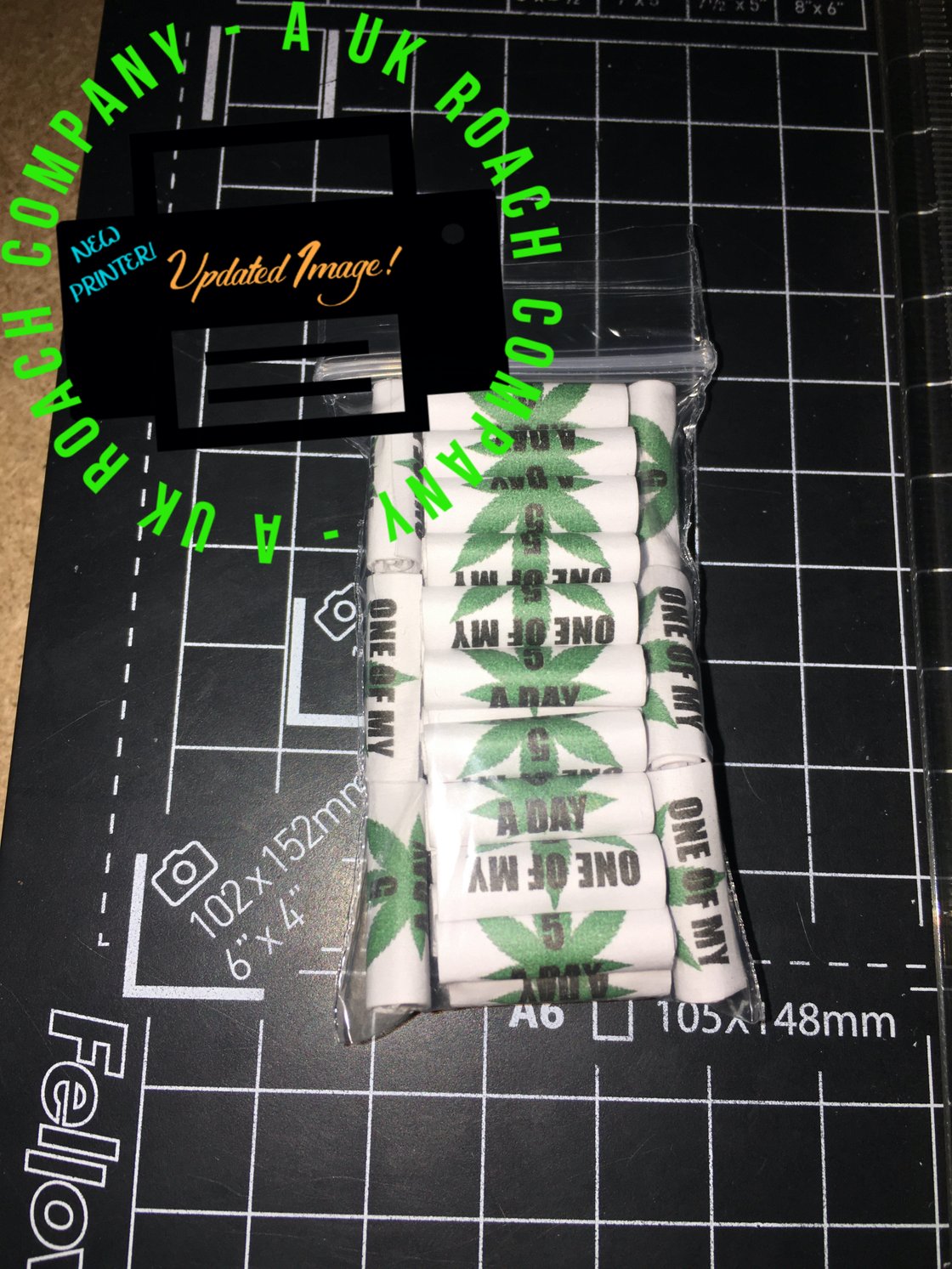 Image of 'One of my 5 a day' 30 or 100 Roaches