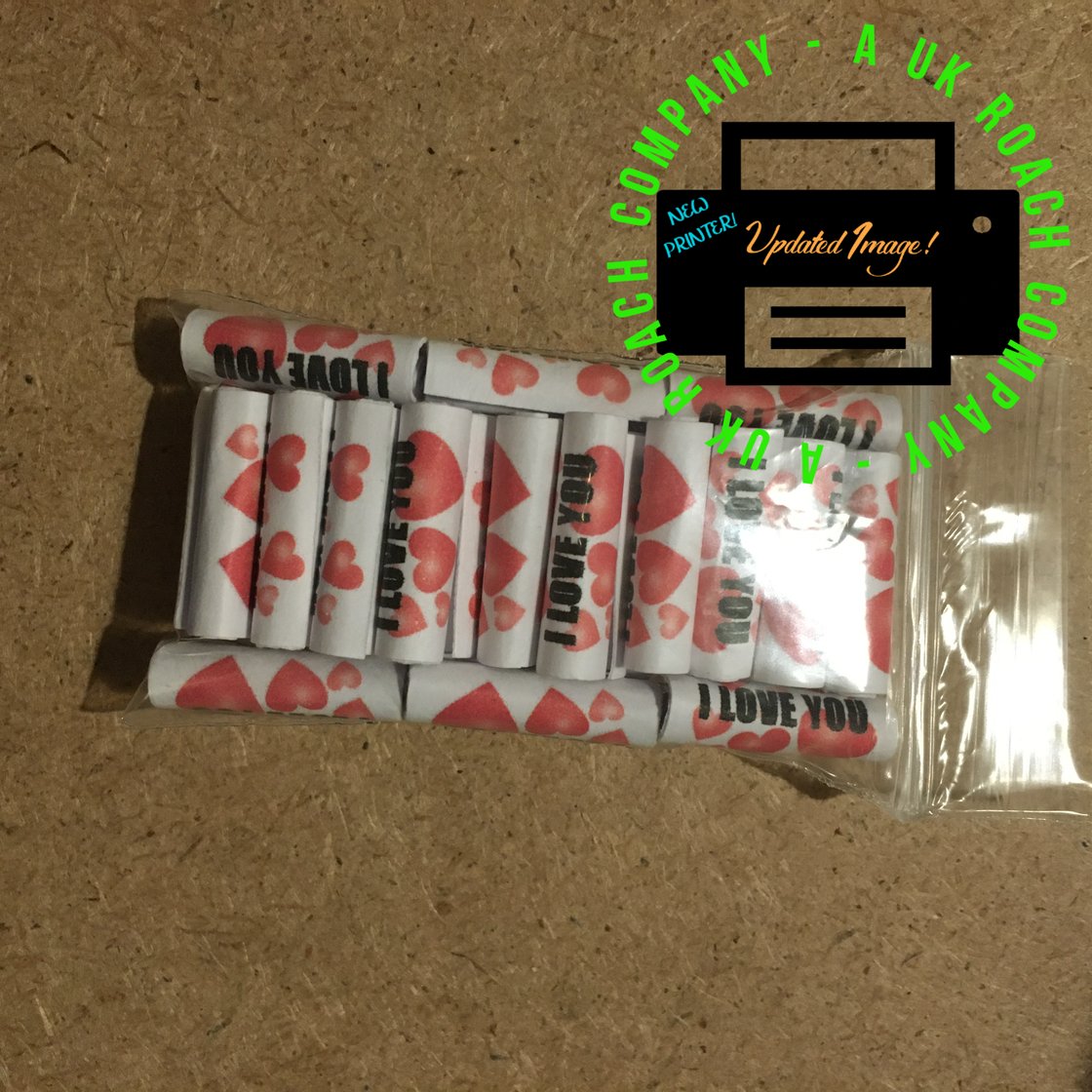 Image of 'I Love You' 30 or 100 Roaches