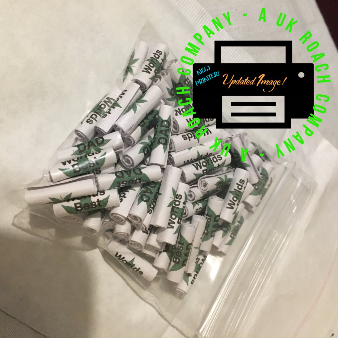 Image of 'Worlds Best DAD' 30 or 100 Roaches