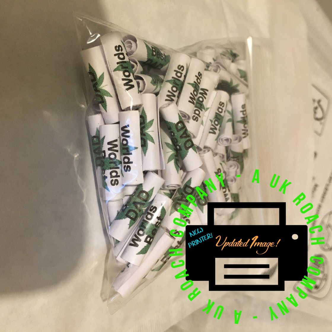 Image of 'Worlds Best DAD' 30 or 100 Roaches