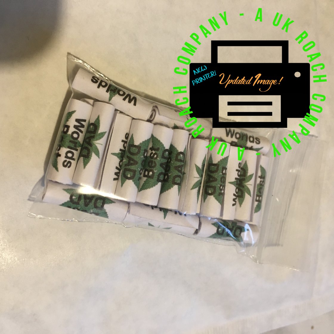 Image of 'Worlds Best DAD' 30 or 100 Roaches