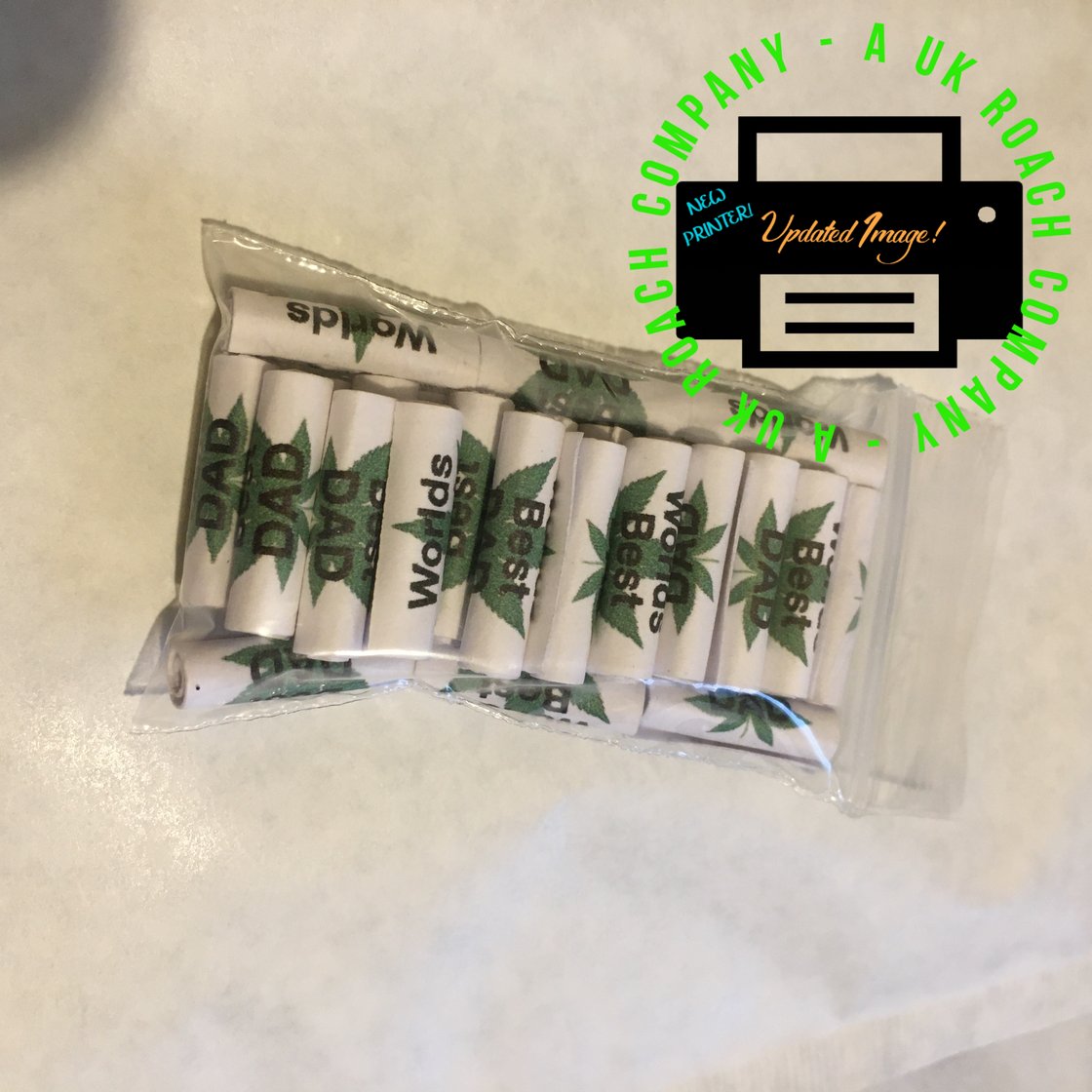 Image of 'Worlds Best DAD' 30 or 100 Roaches