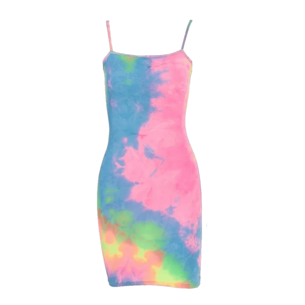 Image of Tie Dye Bodycon  Dress