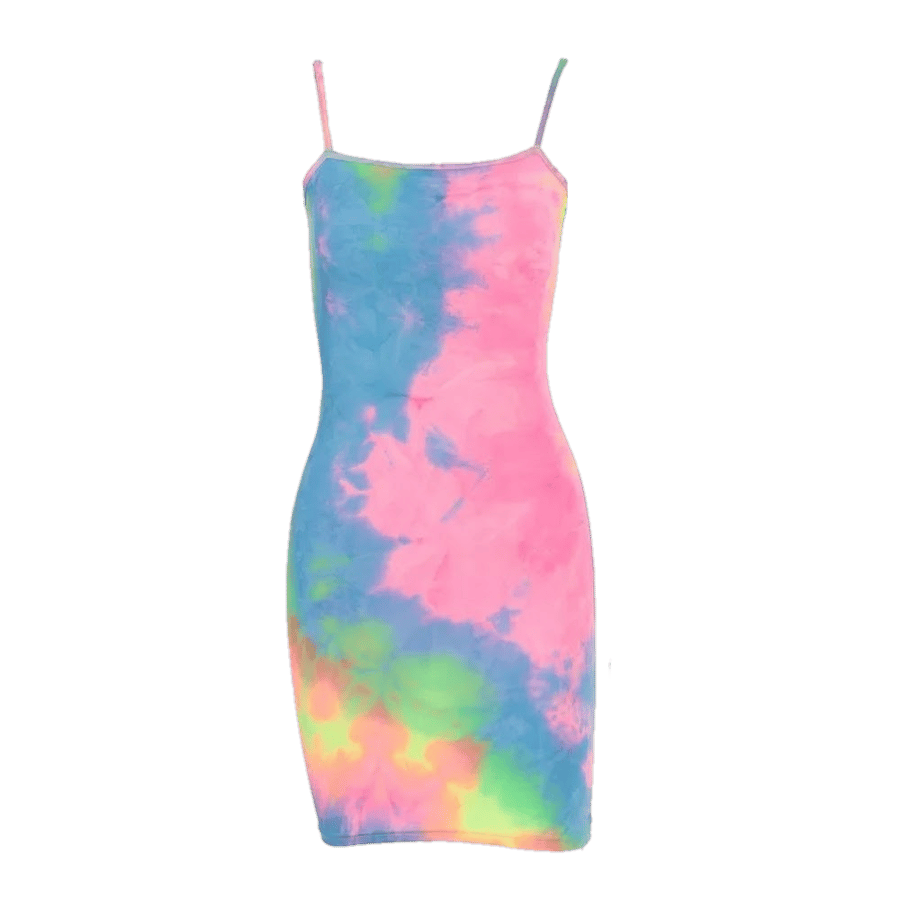 Image of Tie Dye Bodycon  Dress