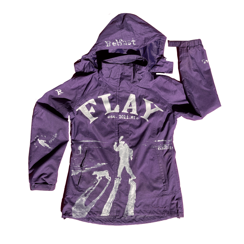 Deep Purple Raincoat 