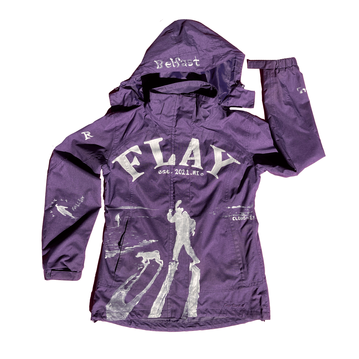 Image of Deep Purple Raincoat 
