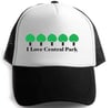 I Love Central Park Black Trucker Hat