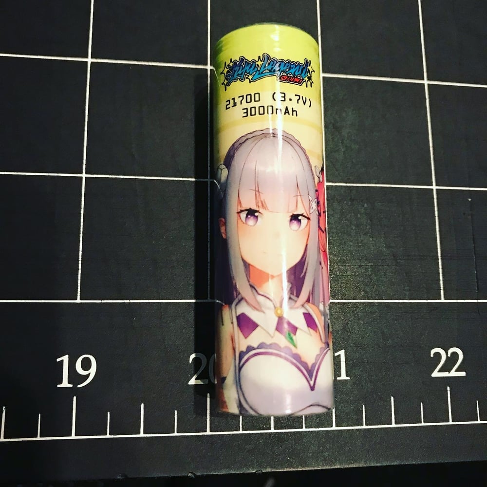 RE:ZERO TRIO Battery Wrap [18650/21700]