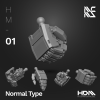 Image 1 of HDM Normal Type Hands [HM-01]