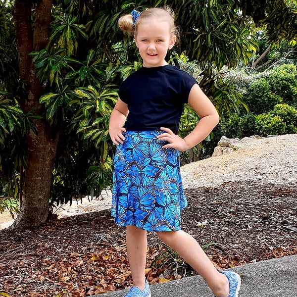 Image of Girls Butterfly Skirts