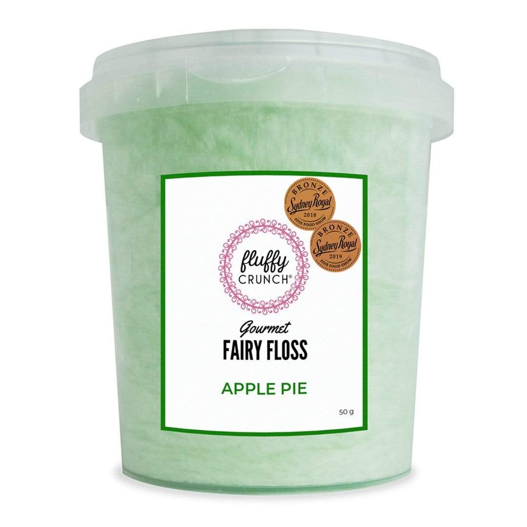 Image of Apple Pie - Fluffy Crunch Fairy Floss (50g)