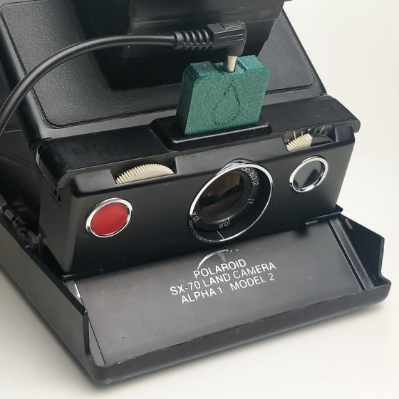 Image of Polaroid Flash adapter / Flashbar alternative for SX-70 and other Polaroid cameras